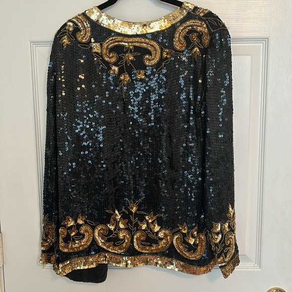 Vintage sequined cardigan in excellent condition - Picture 3 of 3